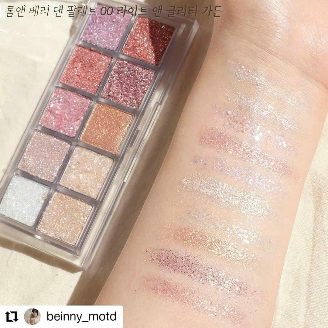 Bảng Phấn Mắt 10 Ô Siêu Lấp Lánh Romand Better Than Eye Palette
