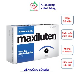Viên uống bổ mắt MAXILUTEN tăng cường thị lực cải thiện tình trạng mỏi mắt thumbnail