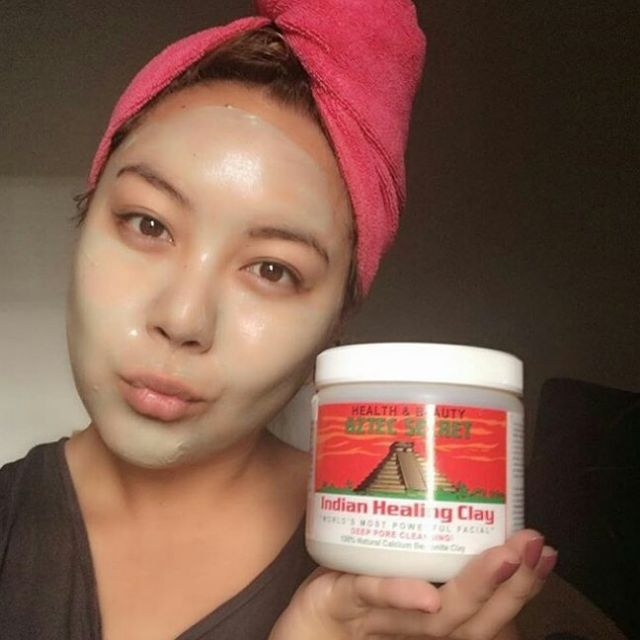 Mặt nạ đất sét Aztec mẫu 200g loại bỏ mụn , thải độc da