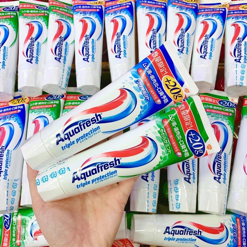 Kem đánh răng Aquafresh Nhật Bản 140g