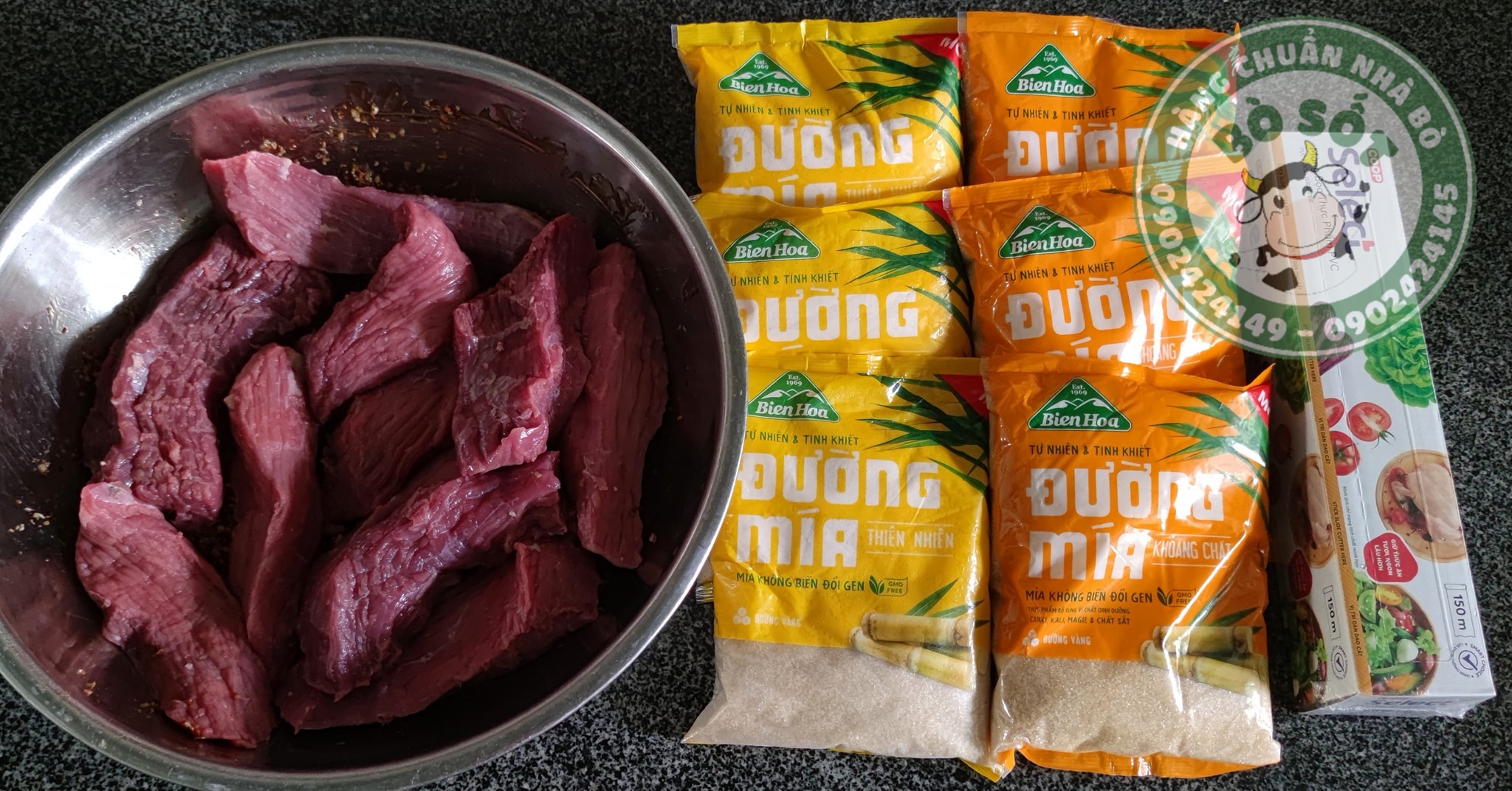 [LOẠI NGON] 100gram KHÔ BÒ XÉ NGUYÊN CHẤT