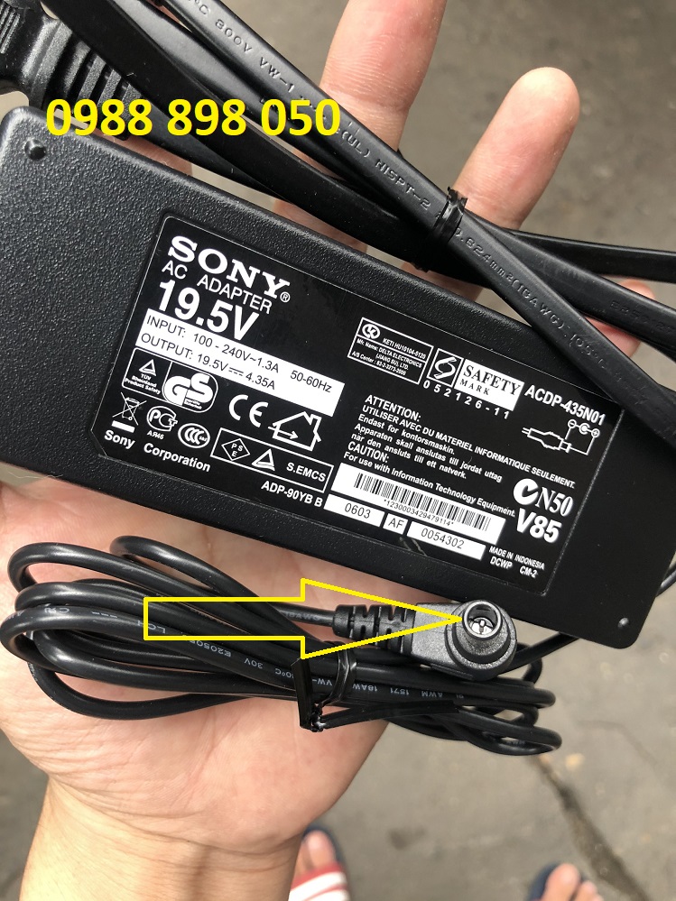 ADAPTOR- NGUỒN TIVI SONY 19.5V 4.36A-4.35A loại tốt