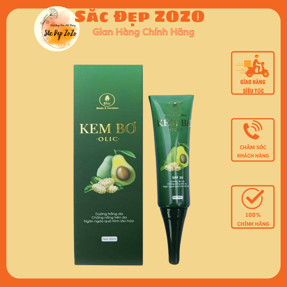 Kem Bơ OLIC Dưỡng Trắng Mịn Da 3in1