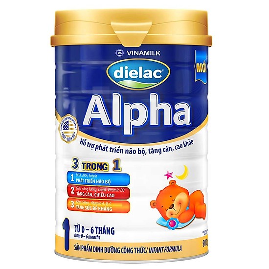 SỮA BỘT DIELAC ALPHA 1 900G