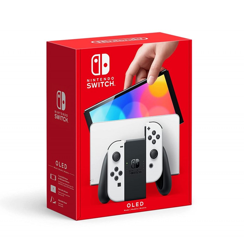 Máy Nintendo Switch Oled 2022 Hàng Nhập Khẩu (màu trắng, tặng kèm bộ phụ kiện)
