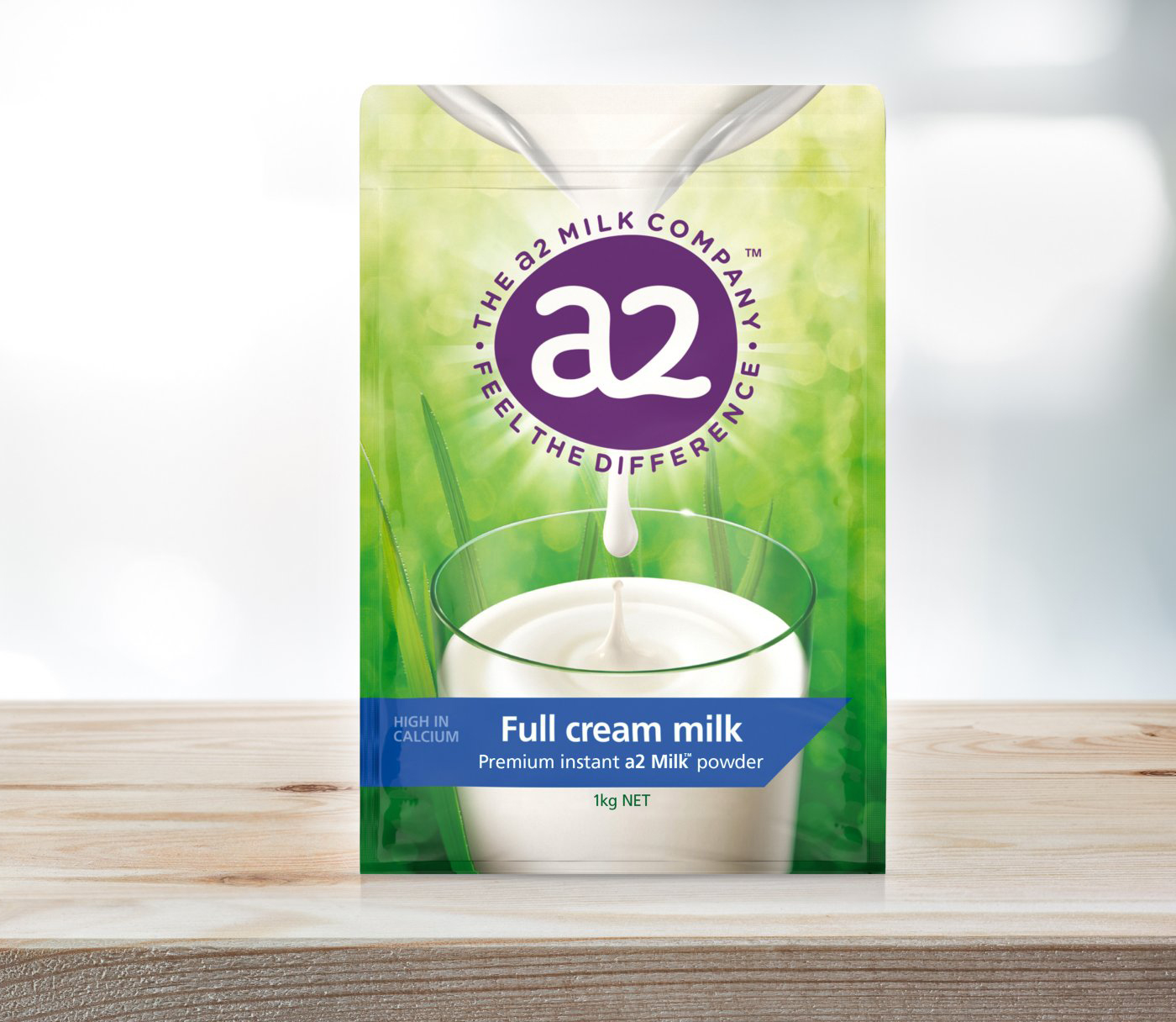 Sữa a2 Milk™ nguyên kem dạng bột gói 1kg
