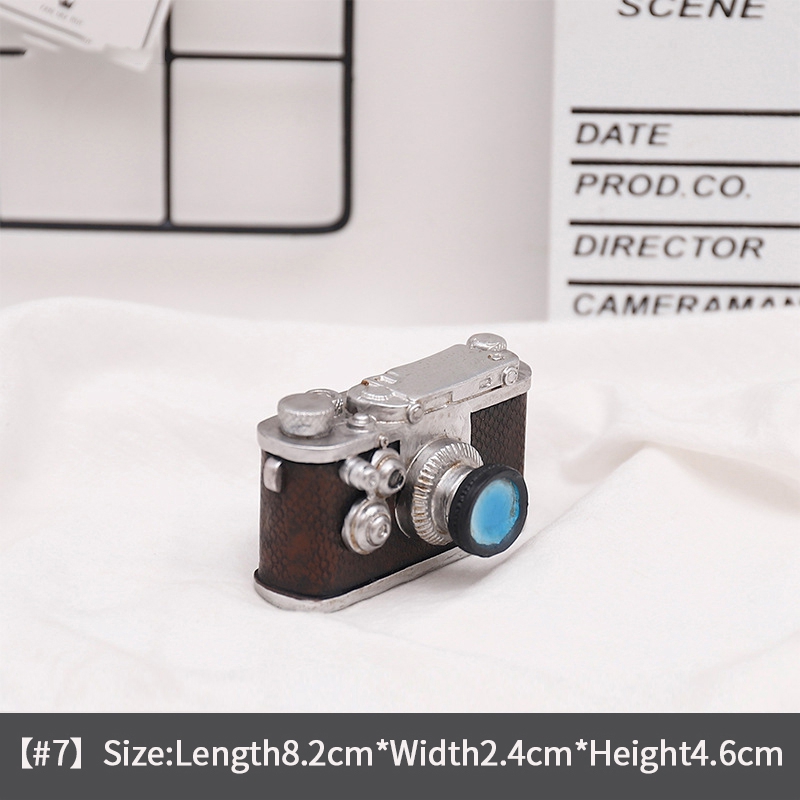Mua Máy chụp hình mini có đèn và nhạc Mô hình máy chụp hình cho búp bê   Đen mã B tại Mini world Hidro  Tiki