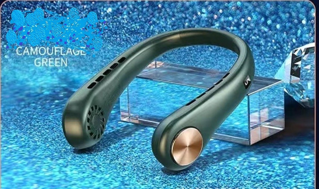 Quạt Mini Đeo Cổ -3D gió siêu mát thế hệ mới