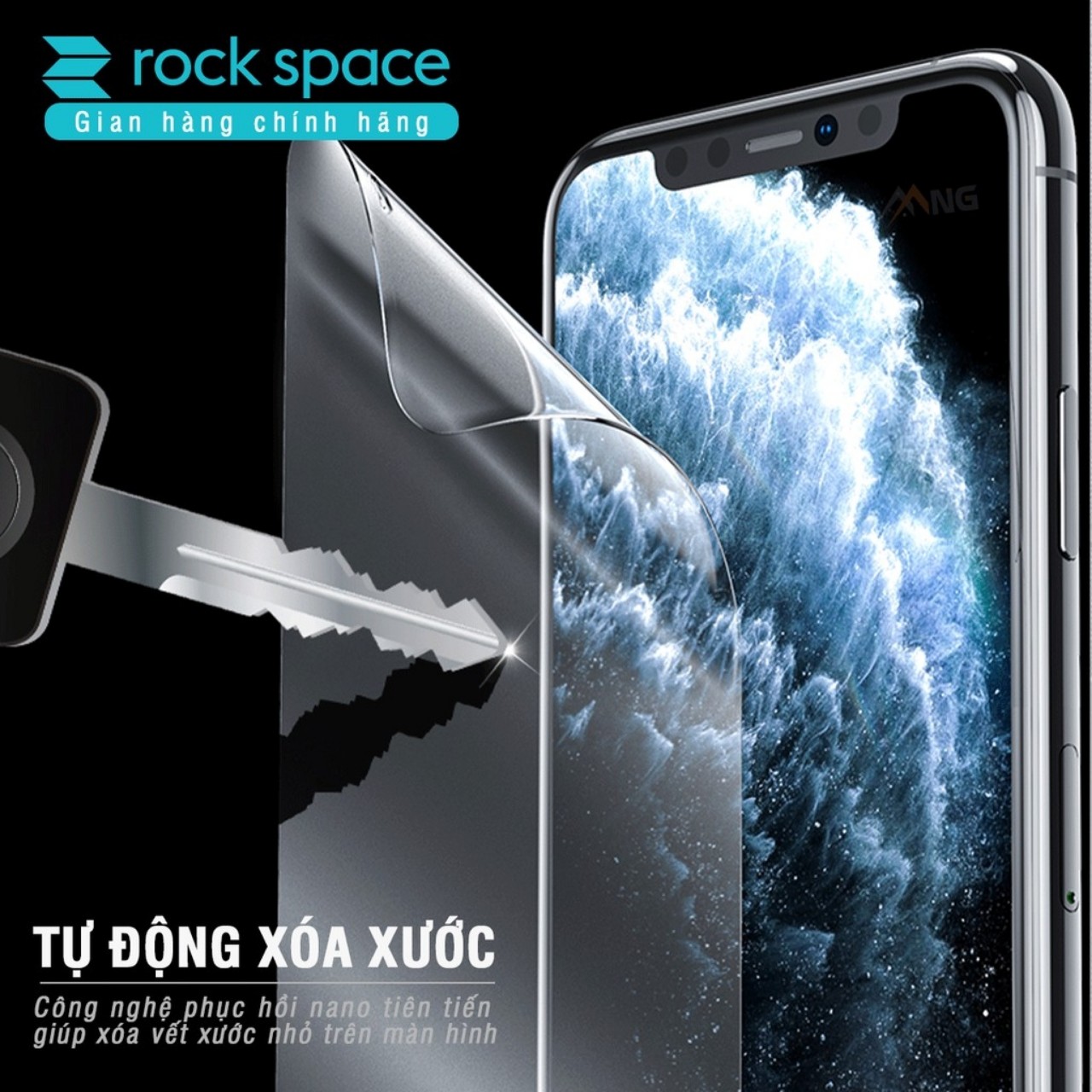 Miếng dán dẻo PPF dành cho dòng máy Vsmart - Hàng chính hãng Rock Space
