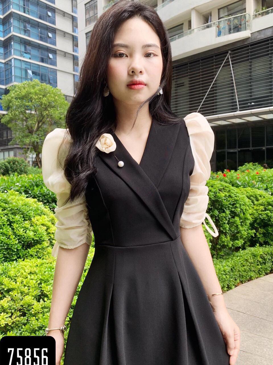[HCM]ĐẦM XÒE UMI TAY LỠ DỰ TIỆC SIÊU DỄ THƯƠNG