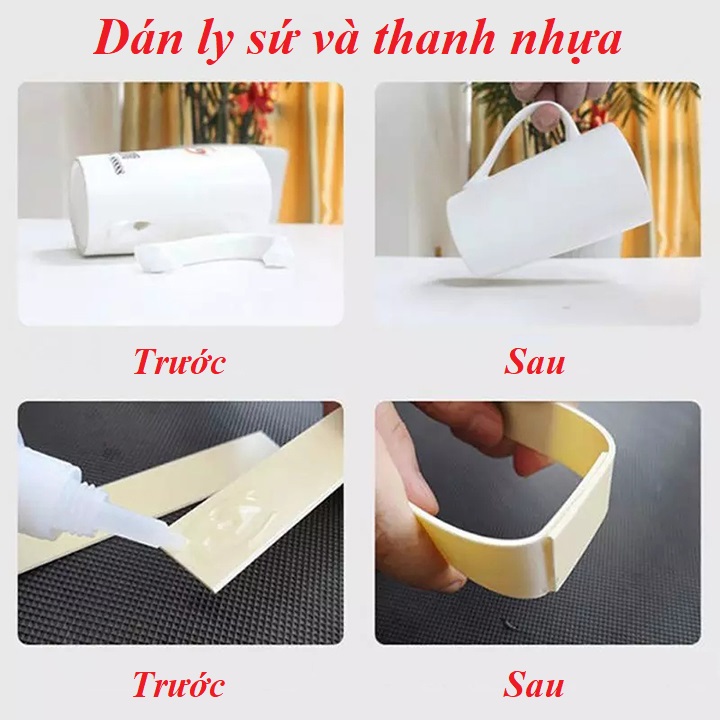 keo dán đa năng - combo 5 chai keo đa năng 15ml