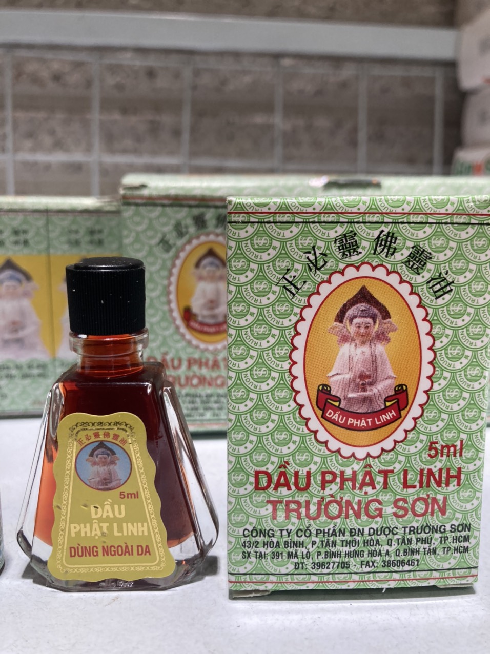 Dầu Phật Linh Trường Sơn chai 1.5 , 5ml