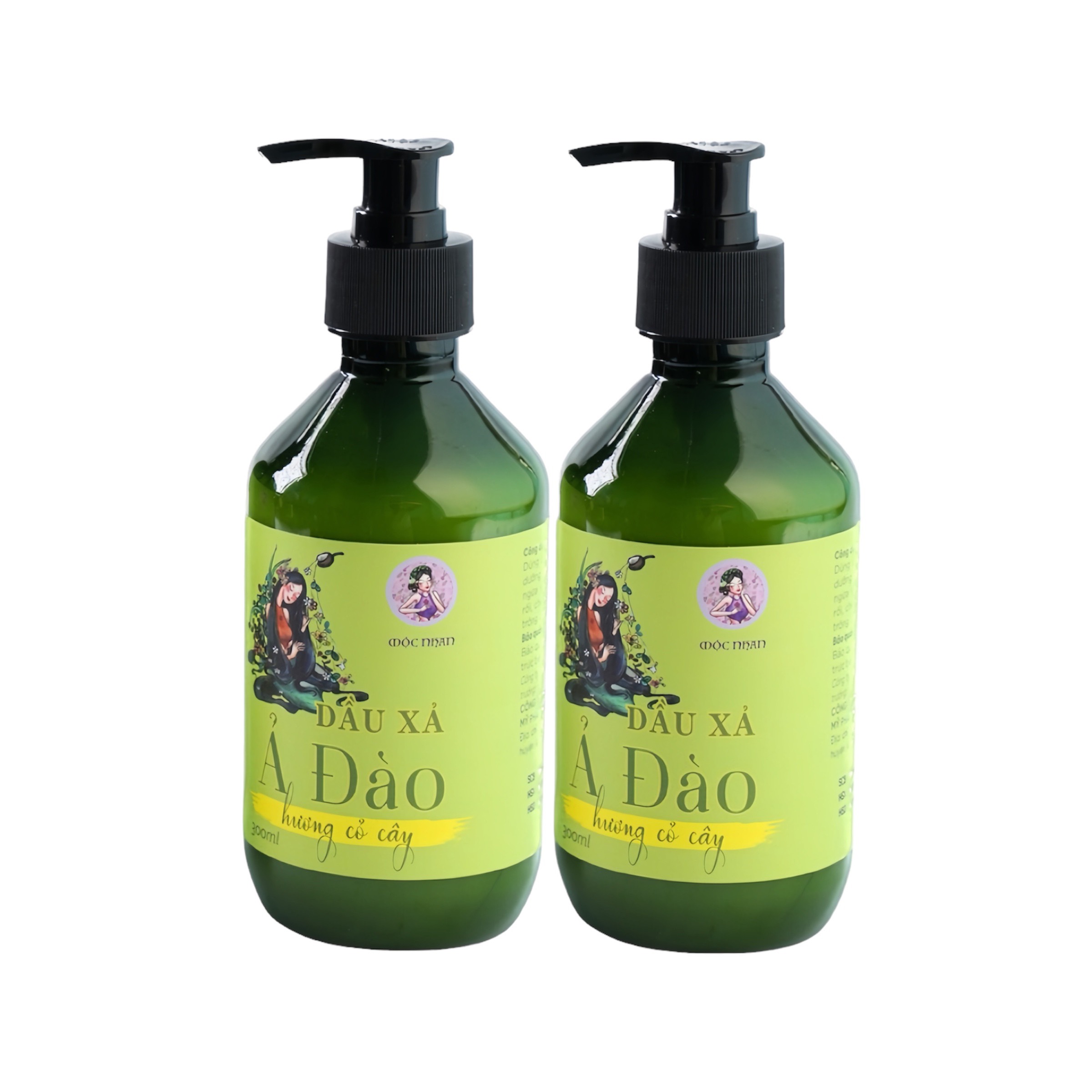 Dầu Xả Ả Đào Hương Cỏ Cây Dưỡng Tóc Mềm Mượt Mộc Nhan Natural 300ML