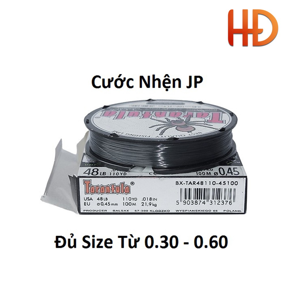 Dây cước câu cá Tarantula, cước con nhện 100m T1999  (cam kết đổi trả trong 2 tuần đầu)