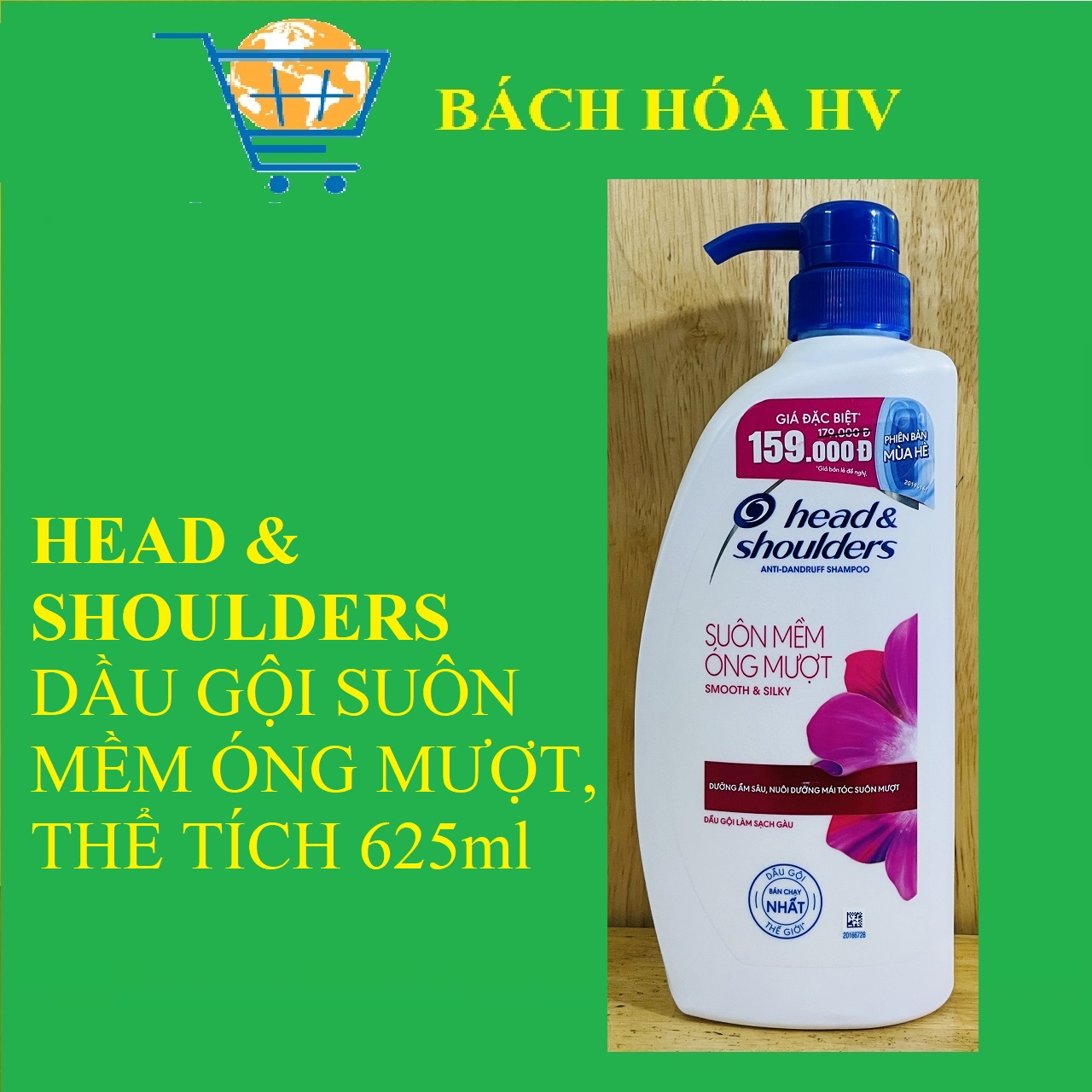 Dầu gội Head & Shoulders 625ml - BACH HOA HV