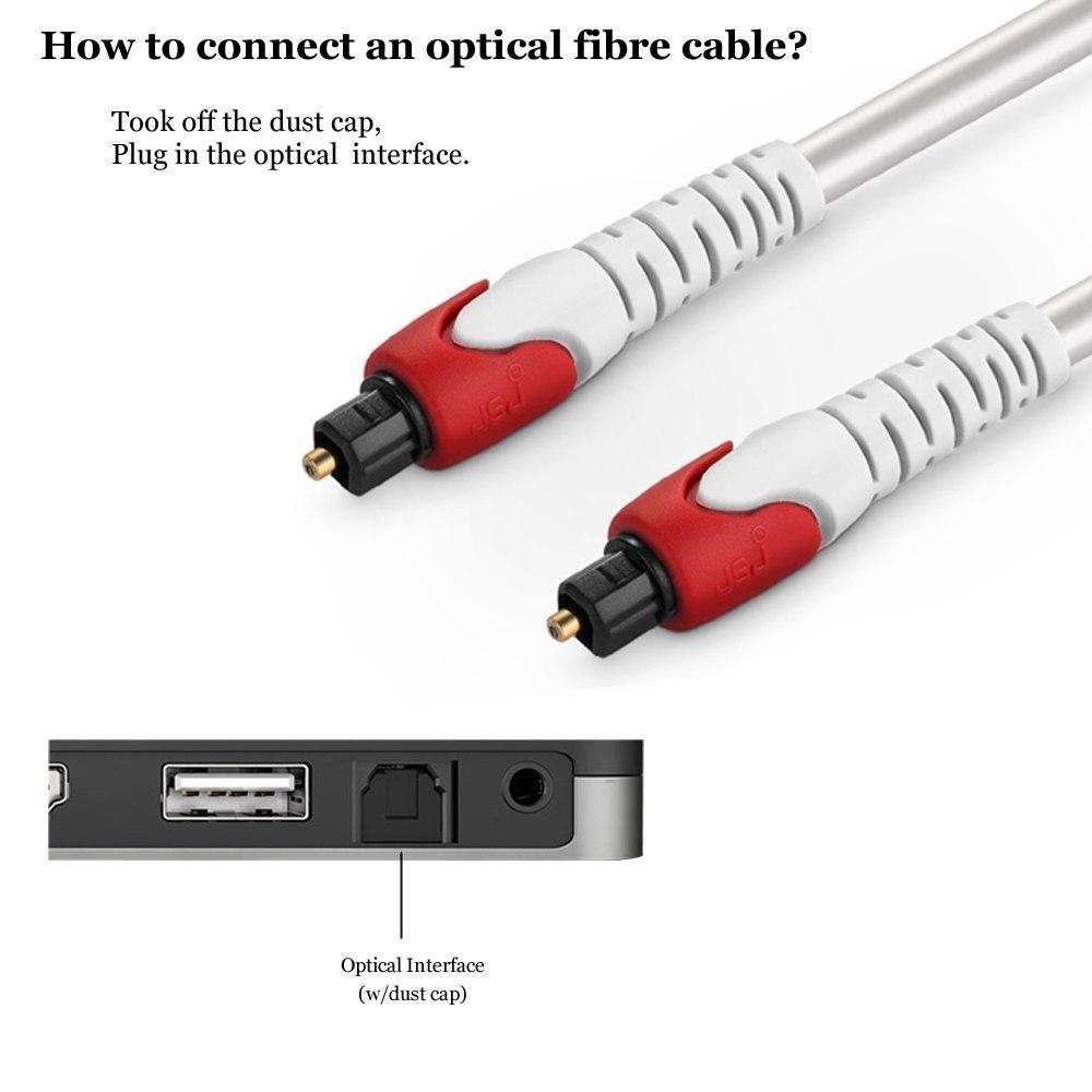 [HCM]DÂY CÁP OPTICAL AUDIO QUANG TOSLINK HIỆU JSJ DÀI 1M (HÀNG HÃNG)