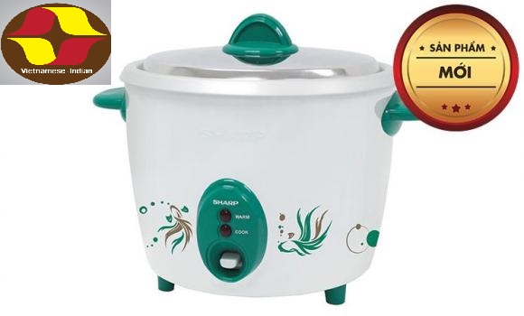 [HCM]Nồi cơm điện Sharp 06 lít KSH D06 V