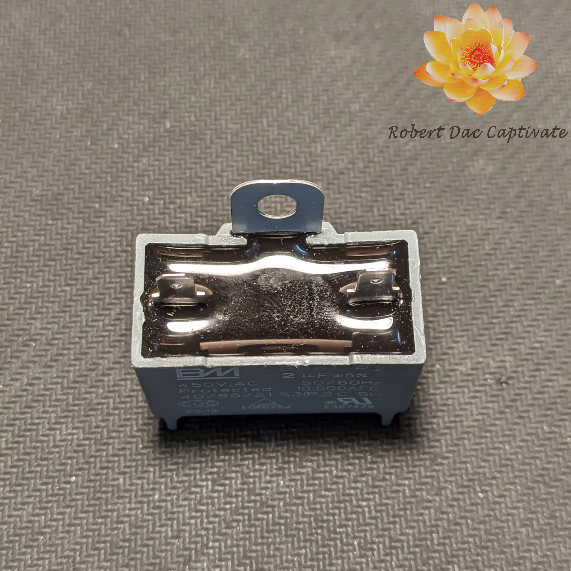 [HÀNG XỊN] Tụ quạt 2µf chính hãng BM (Tụ điện 2uf - 450V.AC)