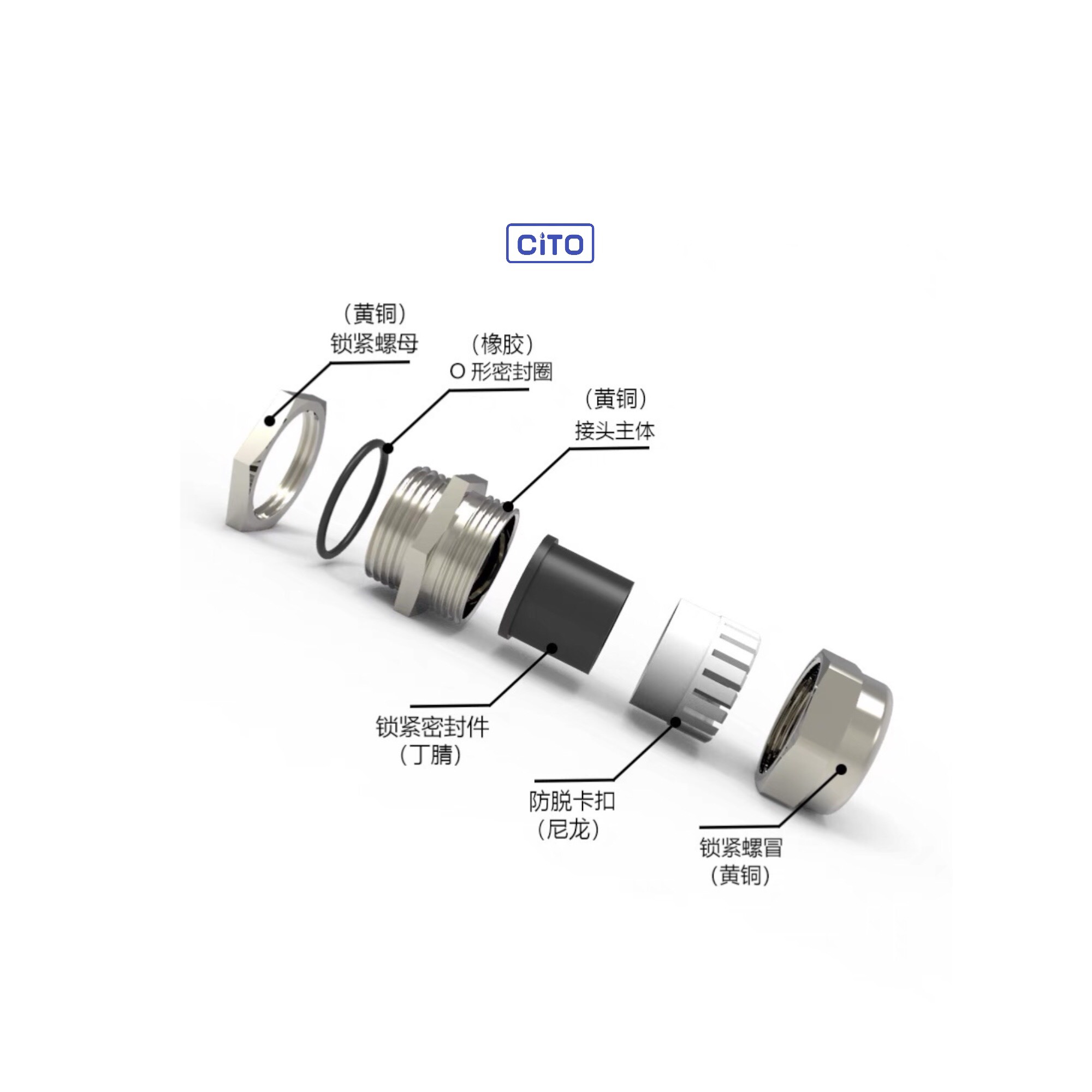 Ốc siết cáp pg7 siết dây diện