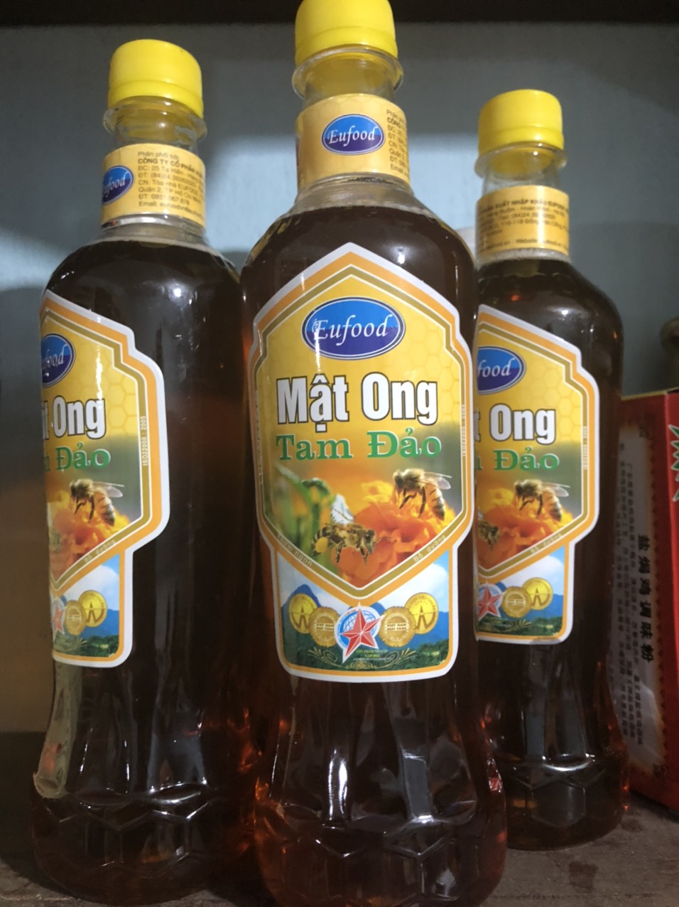 Mật ong Tam Đảo Eufood chai 800g