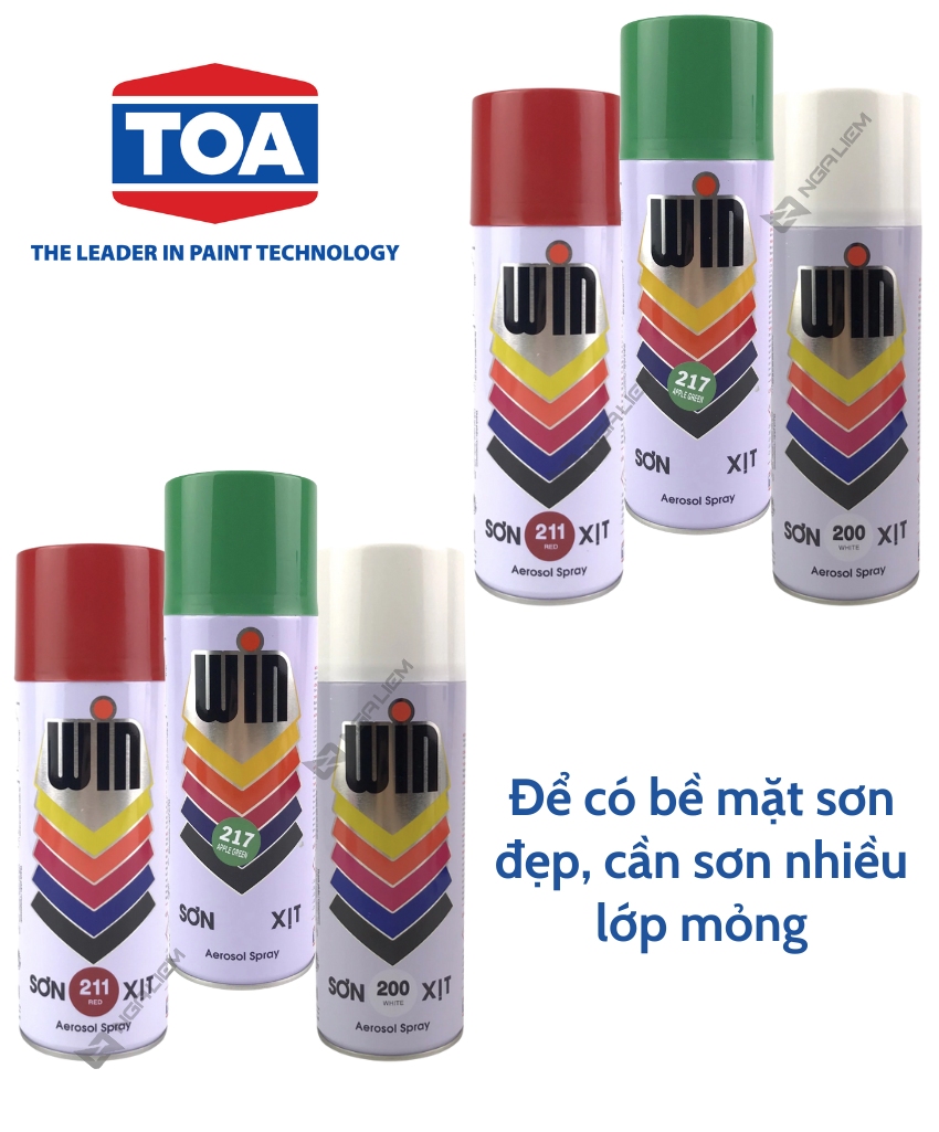 Sơn xịt WIN Spray Đủ Màu (400ml)