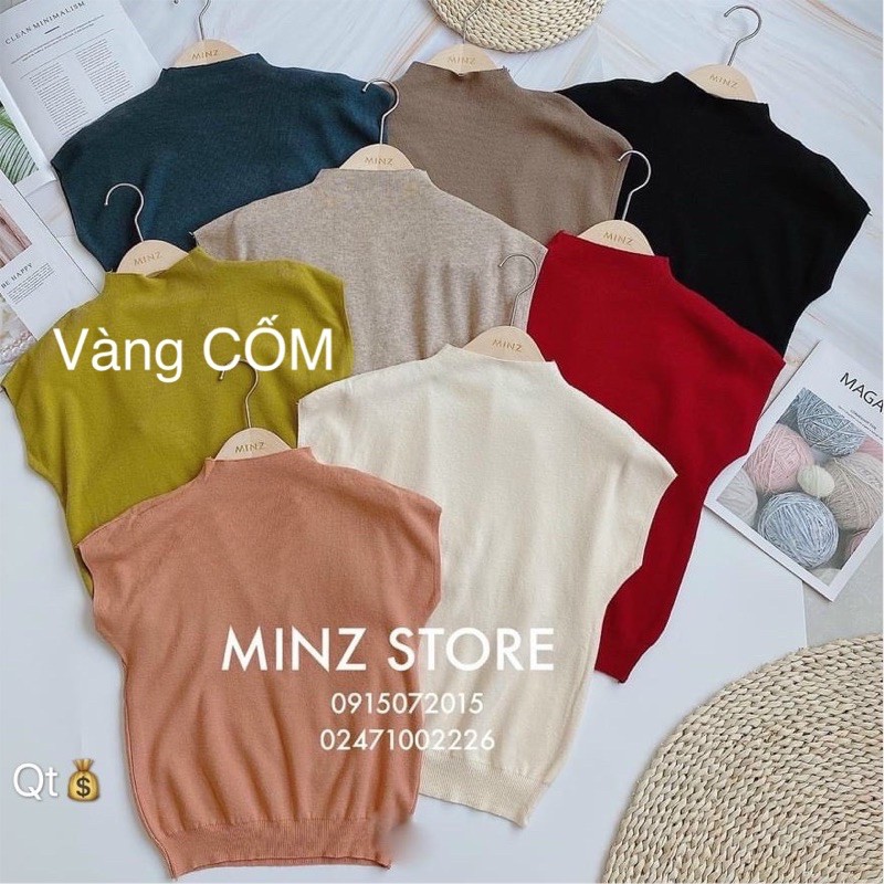 Áo len TAY HẾN cổ 2 phân cực sang