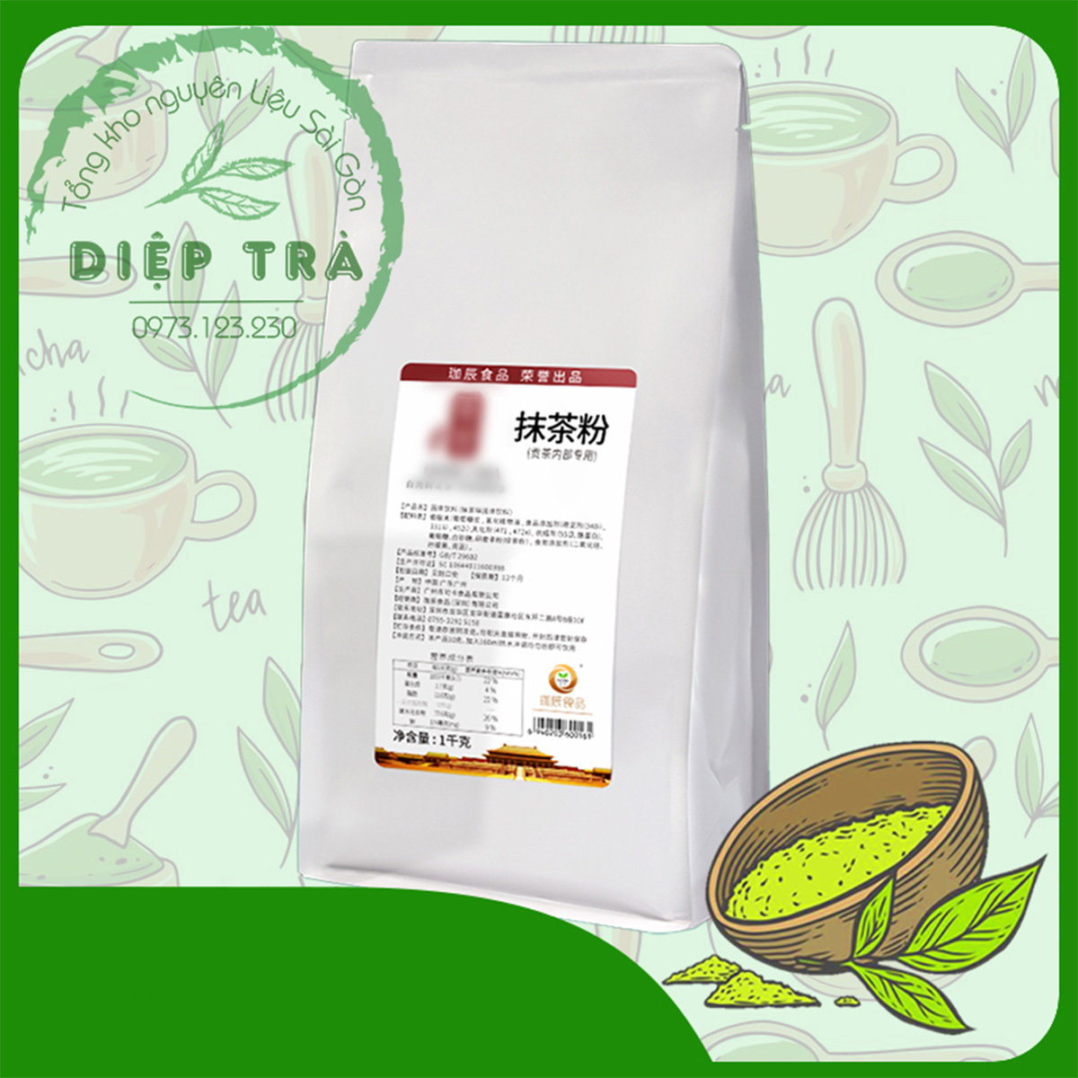 Bột Socola / Matcha Kachin - (túi 1kg)