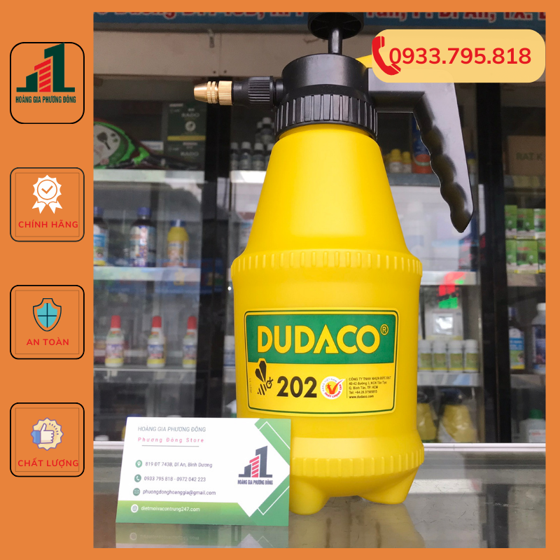 Bình xịt tay, tưới cây DUDACO B202 bình 2 lít