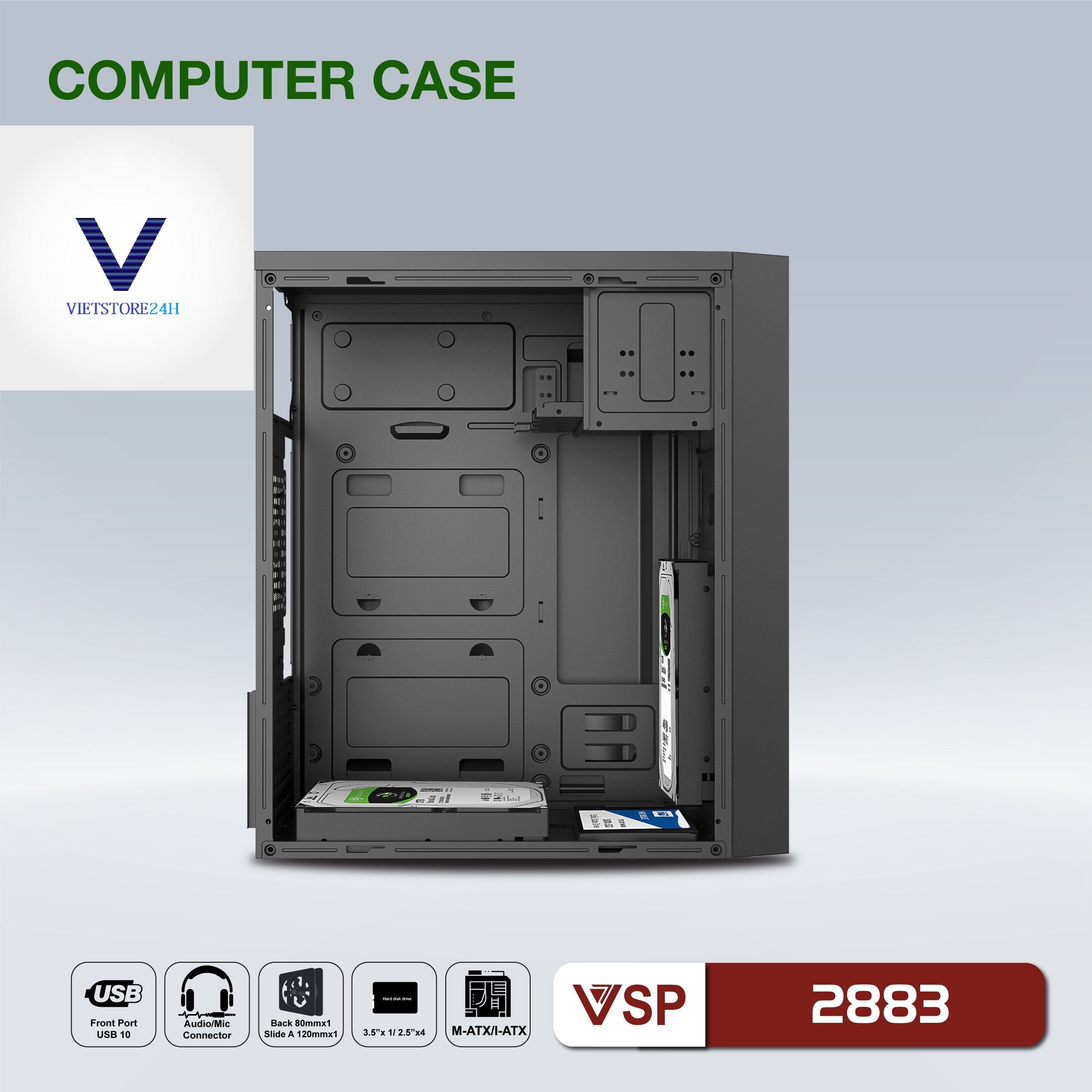 VỎ CASE 28xx Model (Black)