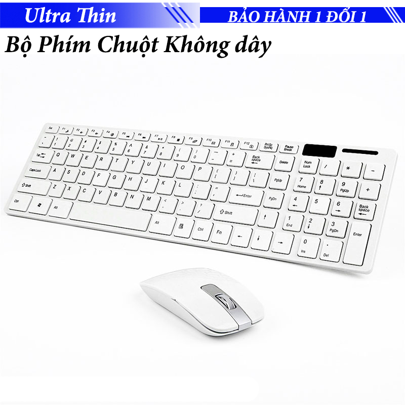 Bàn phím chuột không dây Siêu mỏng Ultra Thin