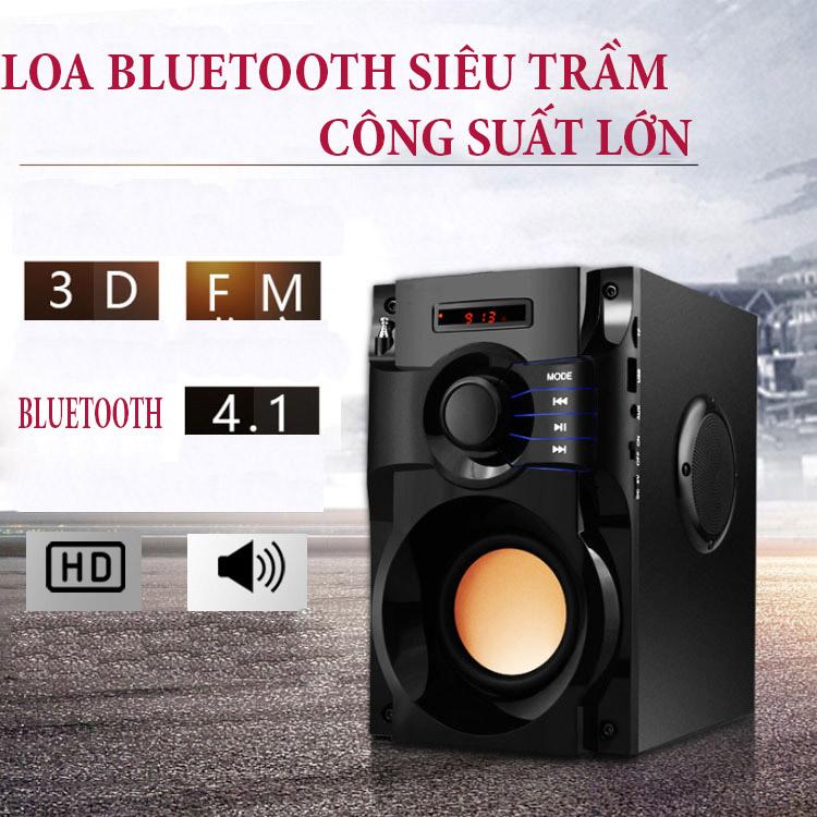 Loa Vi Tính Hay, Loa Bluetooth Haoyes A100 Siêu Bass, Siêu Trầm Cao Cấp, Sale 50% -  Đỉnh Cao Công Nghệ Bluetooth + Loa Siêu Bass Cực Hay - Loa Bluetooth hàng bãi nội địa nhật Công Suất Lớn - Nghe Nhạc Trẻ, Trữ Tình Bolero Cực Êm