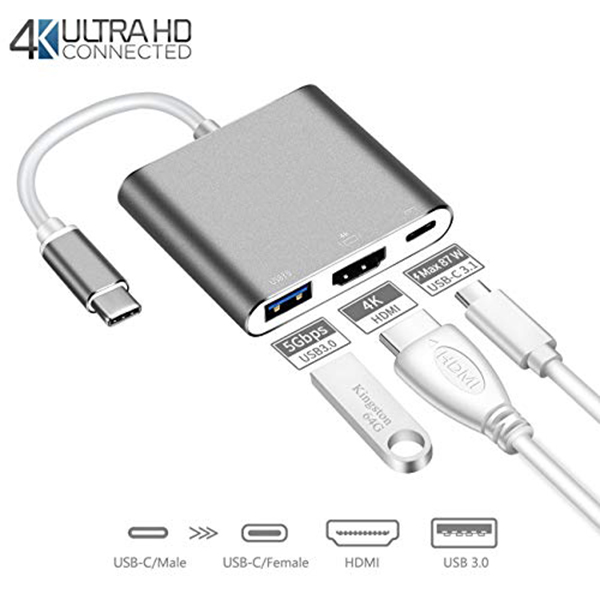Cáp Chuyển Đổi Từ USB-C Sang USB 3.0HDMI-Type C