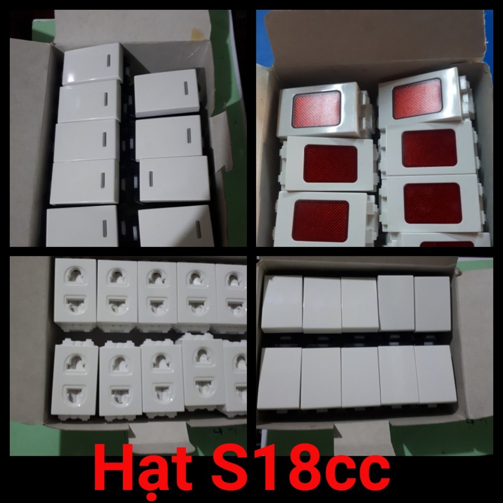 HẠT ổ cắm , công tắc s18cc SINO