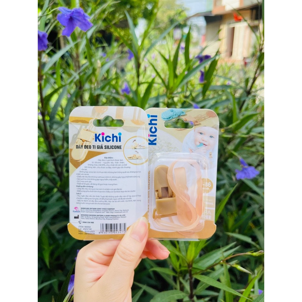 Dây đeo ti giả silicon Kichilachi cho bé
