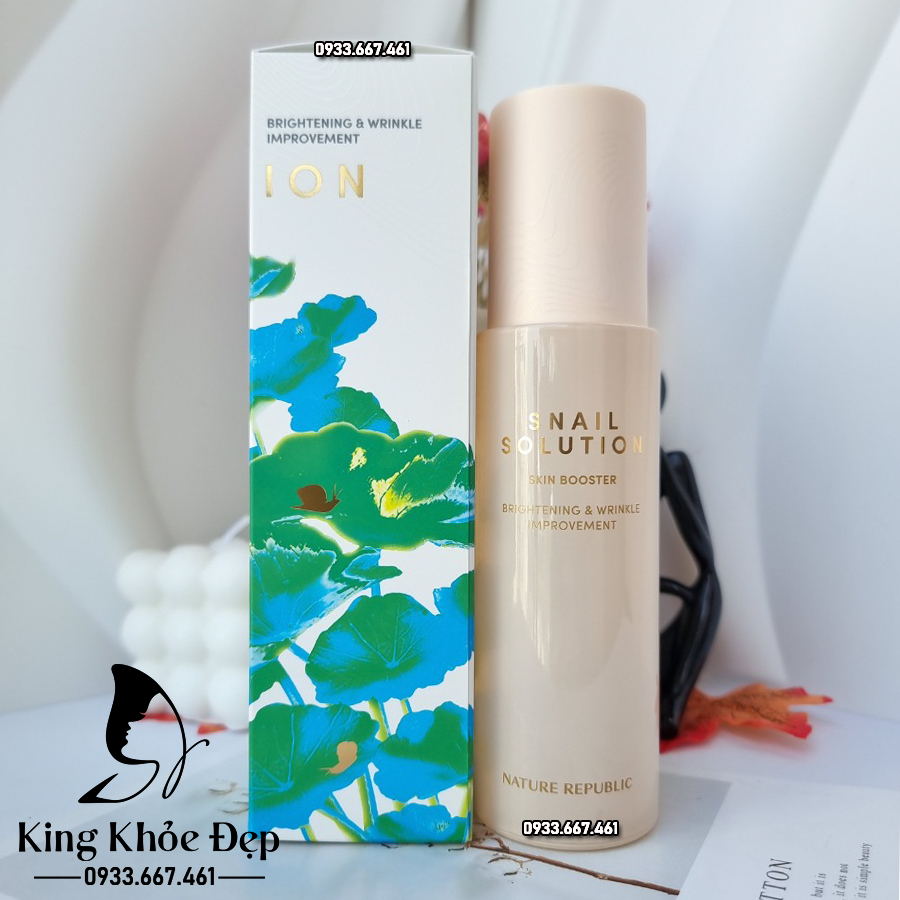 [HCM]Nước Cân Bằng Nature Republic Snail Solution Skin Booster