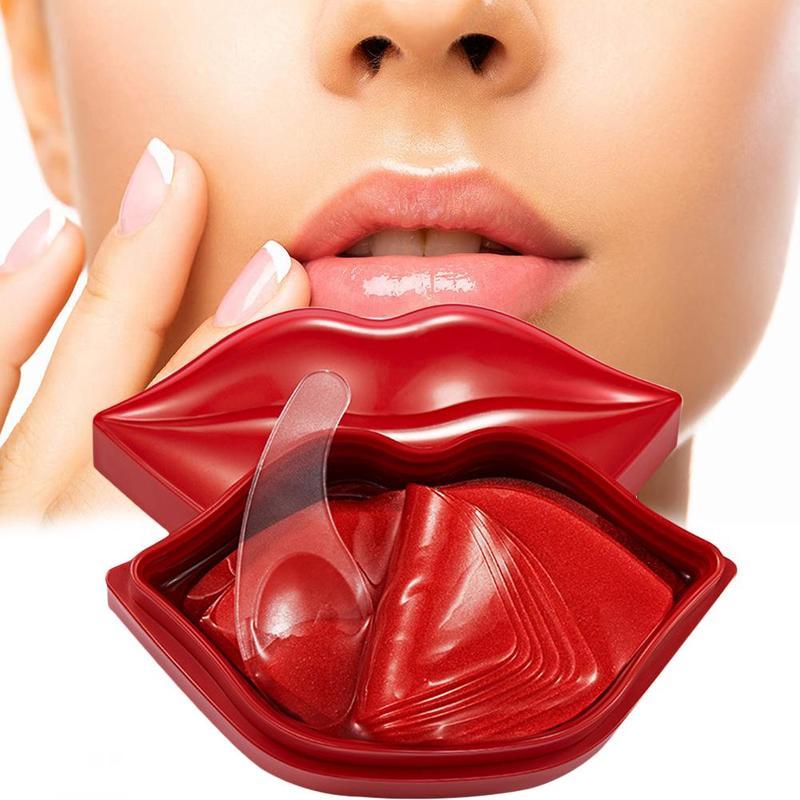 Hộp 20 Miếng Mặt Nạ Môi Dưỡng Ẩm Bổ sung Collagen của VenZen Bioaqua | Mặt Nạ Môi Bioaqua, Chiết Xuất từ trái Cherry, Giúp Môi Hồng Mềm Mại, Dưỡng Ẩm, Giảm Thâm Môi, Khô Môi. HỘP 20 MIẾNG