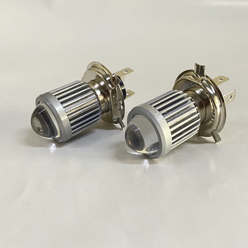 Đèn led Bi cầu H4 Mini siêu sáng cos vàng pha trắng (loại rẻ , không bảo hành)