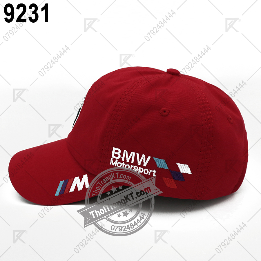 NÓN XE BMW [ Đỏ + Trắng + Đen ]