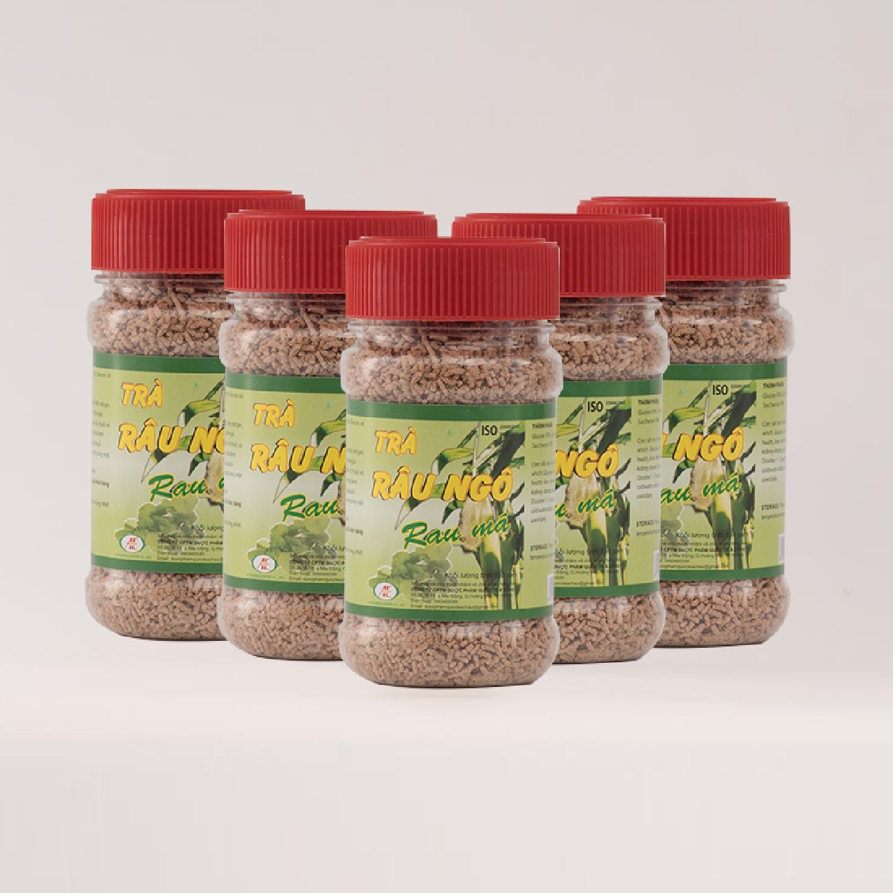 Combo 9 hộp Trà Râu Ngô Rau Má AC (Hộp 150G)