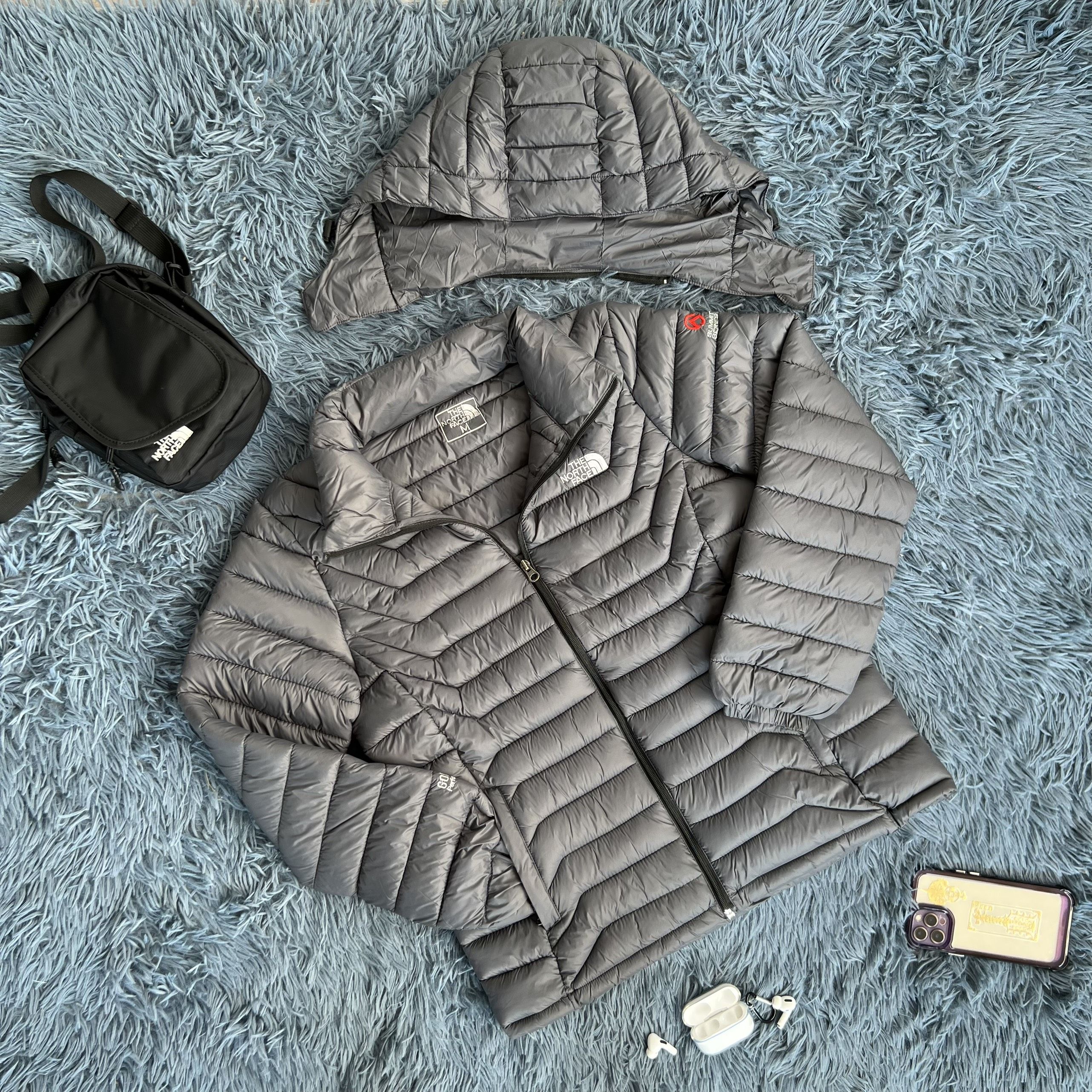 Áo Khoác Phao Thời Trang Nam THE NORTH FACE Siêu Nhẹ Giữ Nhiệt Mùa Đông Tốt Chất Gòn Chần Bông