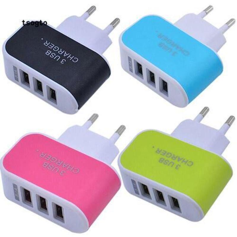 Giá (Xả Hàng) Bộ cốc sạc 3 cổng USB 3.1A Siêu Nhanh