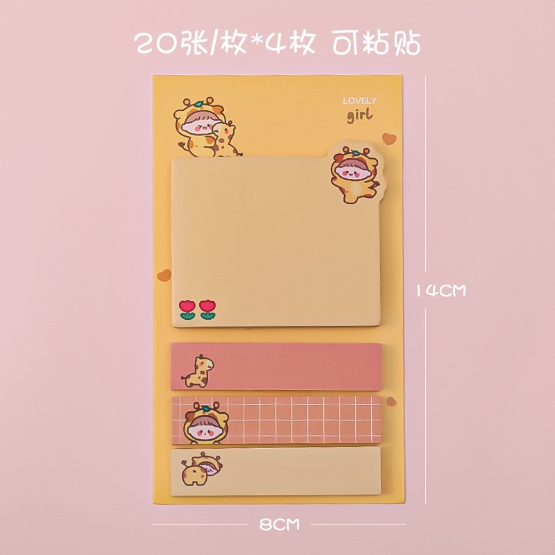 Giấy note giấy đánh dấu trang cute dễ thương