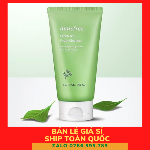 Sữa rửa mặt trà xanh Hàn Quốc mẫu mới