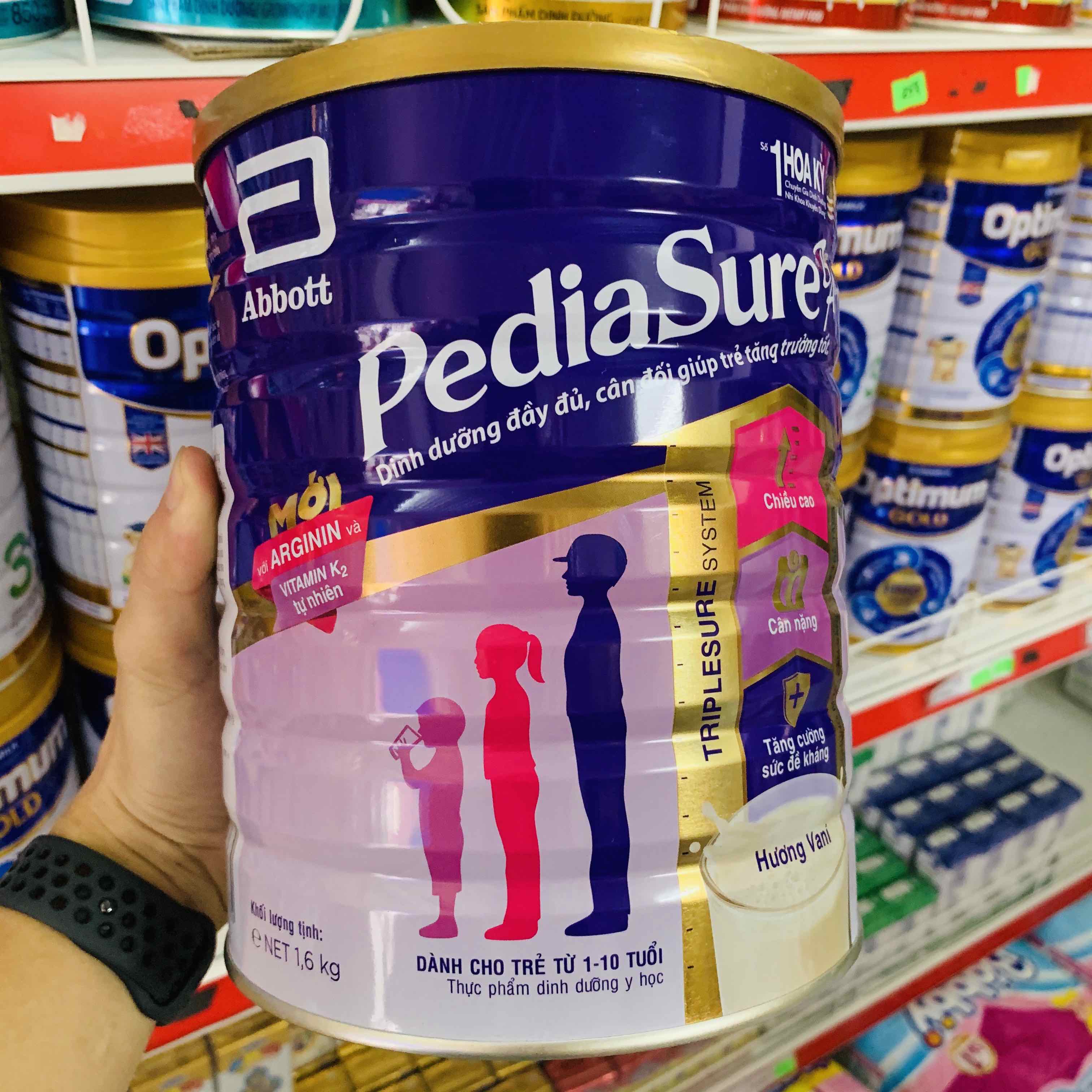 Sữa bột Pediasure B/A 1.6kg móp nhẹ