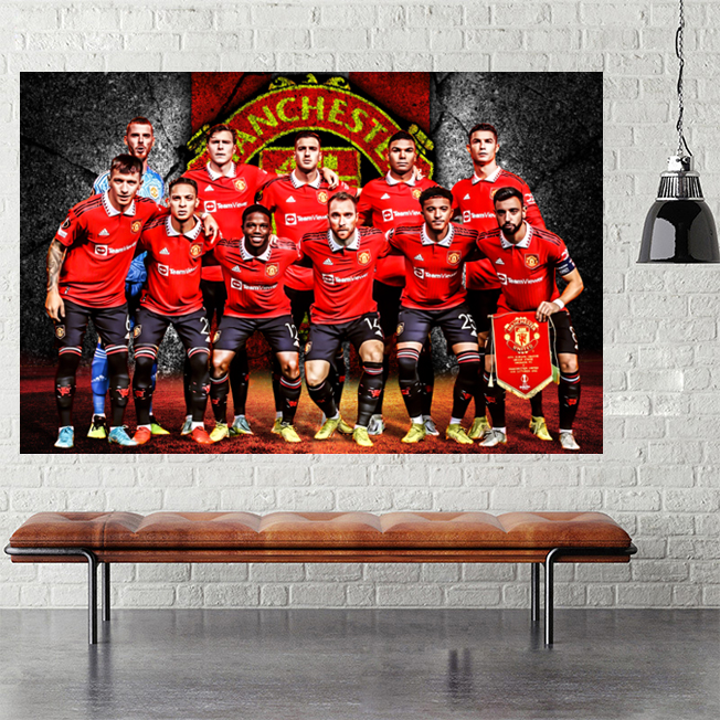 Decal dán tường cầu thủ MU