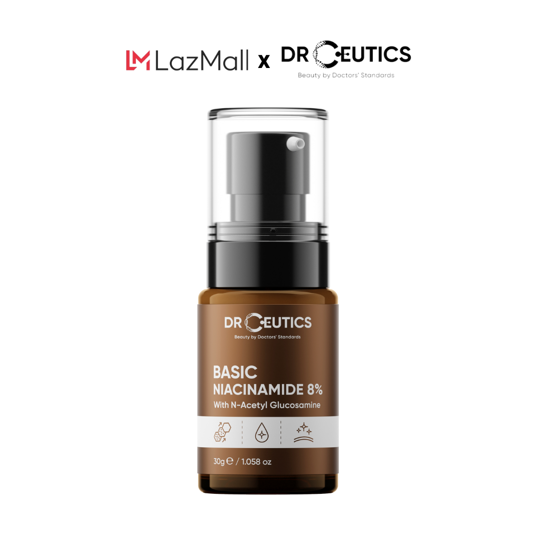 DRCEUTICS Tinh Chất Niacinamide Basic 8% DrCeutics Cho Da Dầu Mụn (30g, 100g)