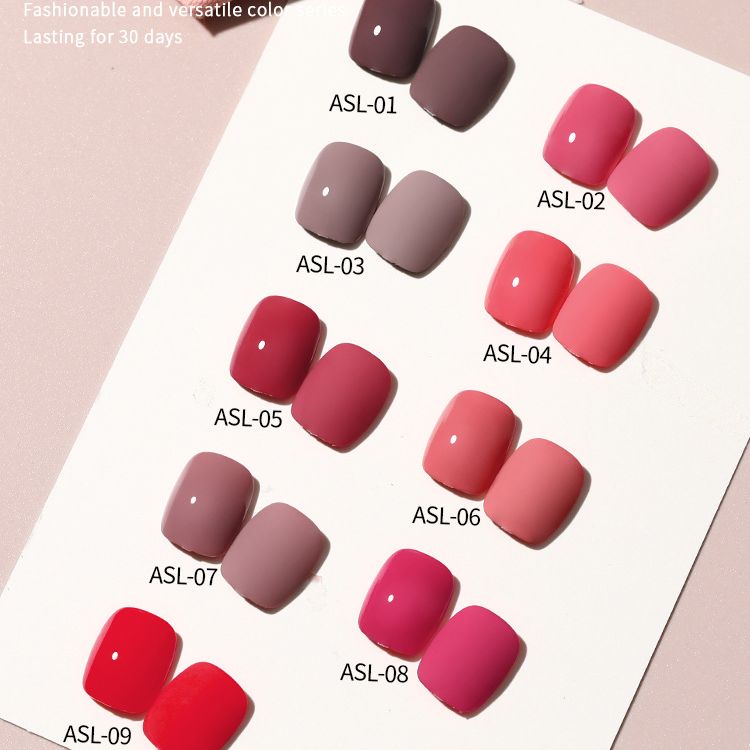 [HCM]Sơn gel AS red - Màu hồng đỏ mã ASL