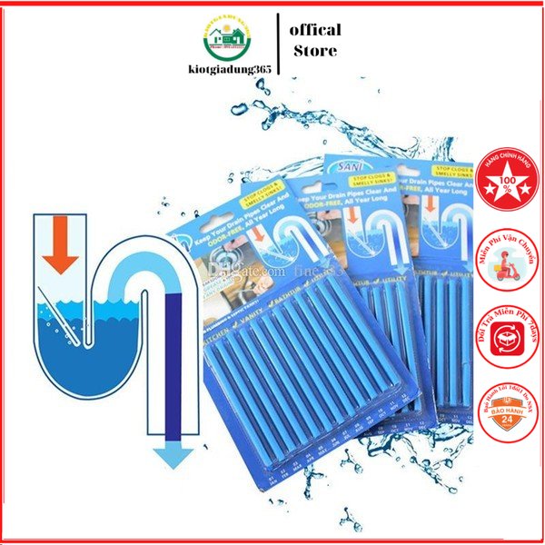 Vỉ 12 que thông cống (VỈ 12 QUE)
