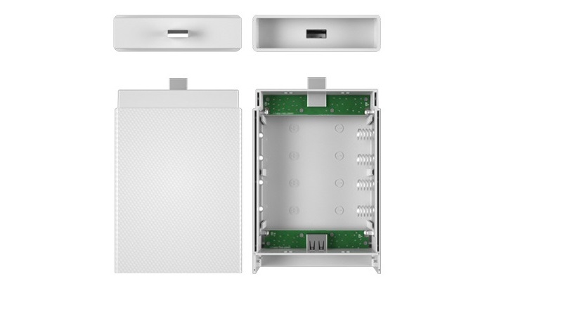 Box sạc dự phòng 4 cell sạc nhanh TC-1618 QC 3.0 có hỗ trợ box nối tiếp