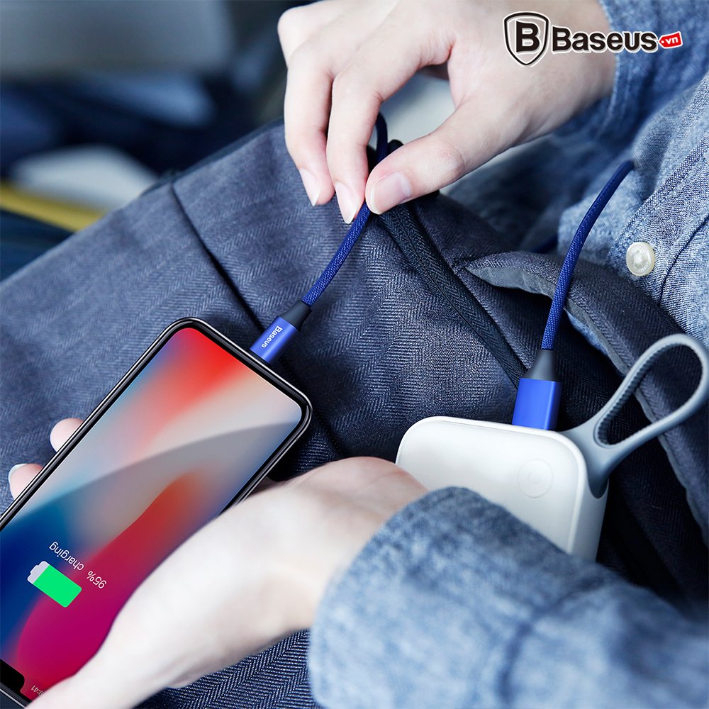 Cáp sạc nhanh Iphone  dài 3M chính hãng baseus